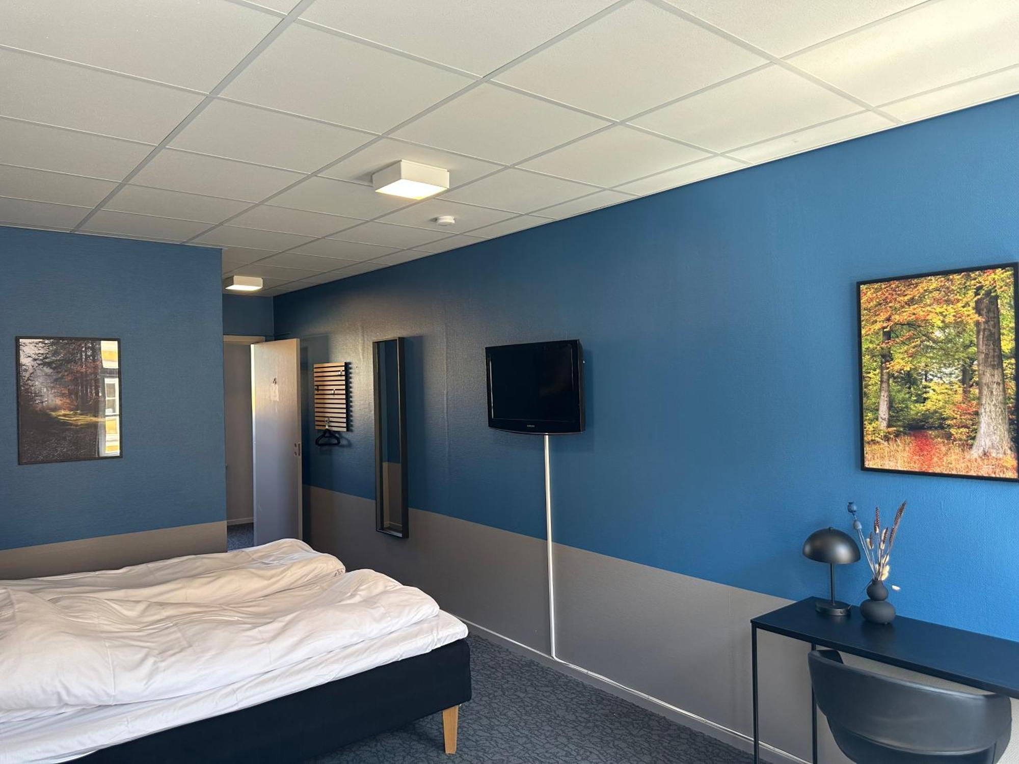 Blue Double Room 6 On Pedestrian Street Saeby Exterior foto